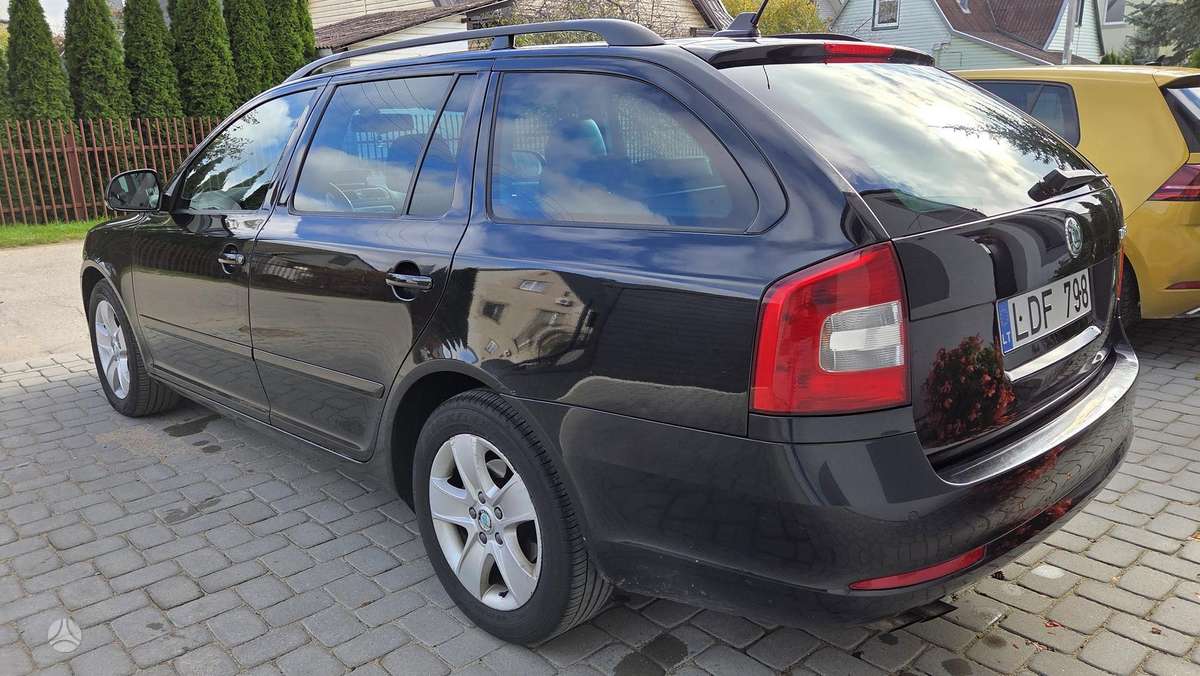 Skoda Octavia 2010 — вигляд ззаду
