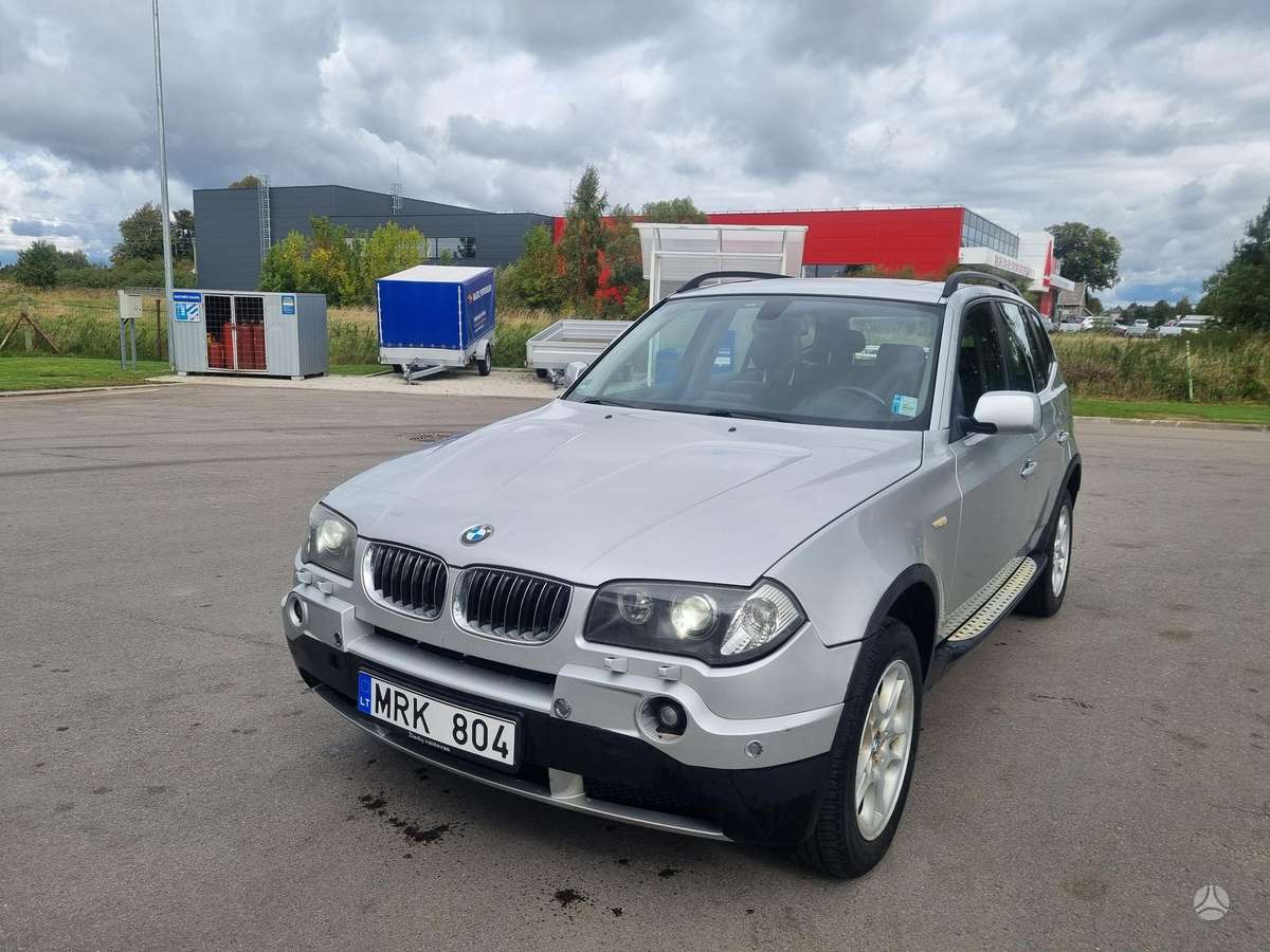 BMW X3 2007 — rear view