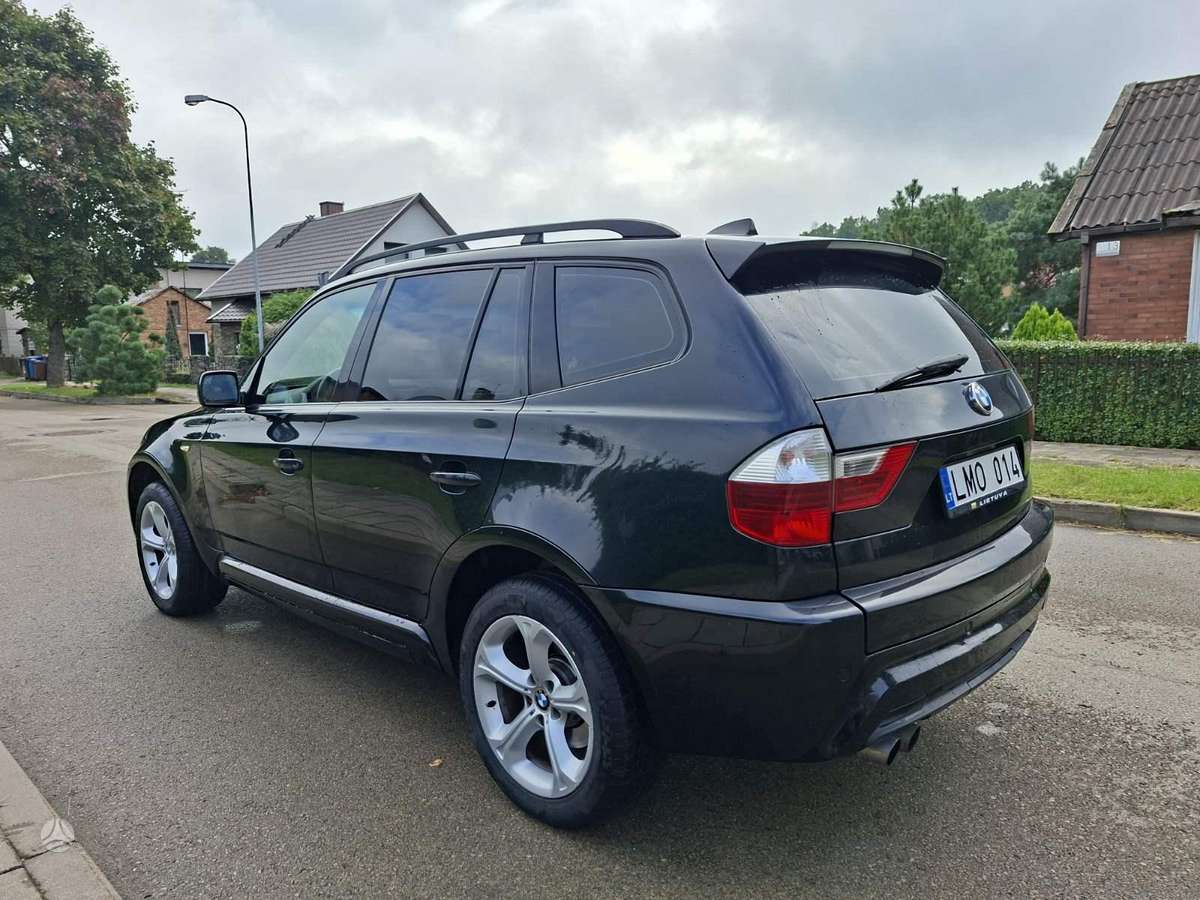 BMW X3 2007 — rear view