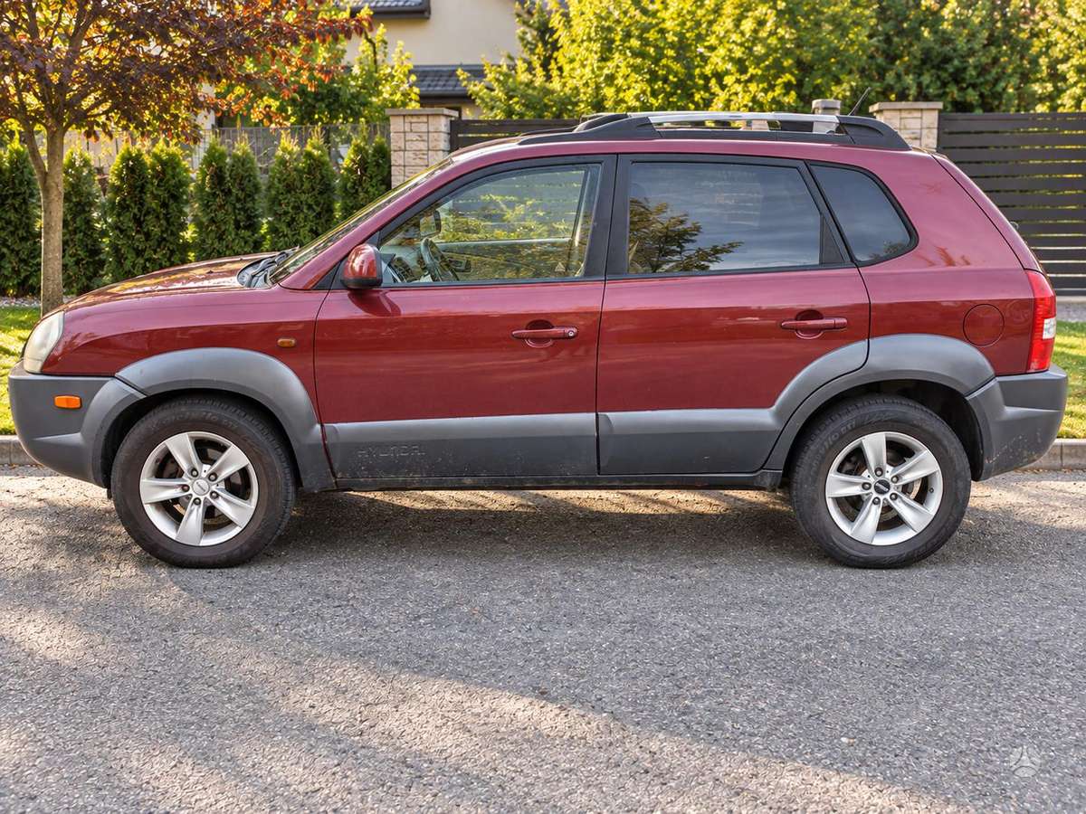 Hyundai Tucson 2008 — вигляд ззаду