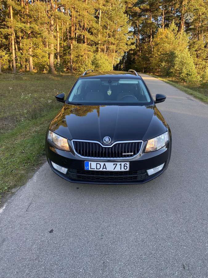 Skoda Octavia 2014 — rear view