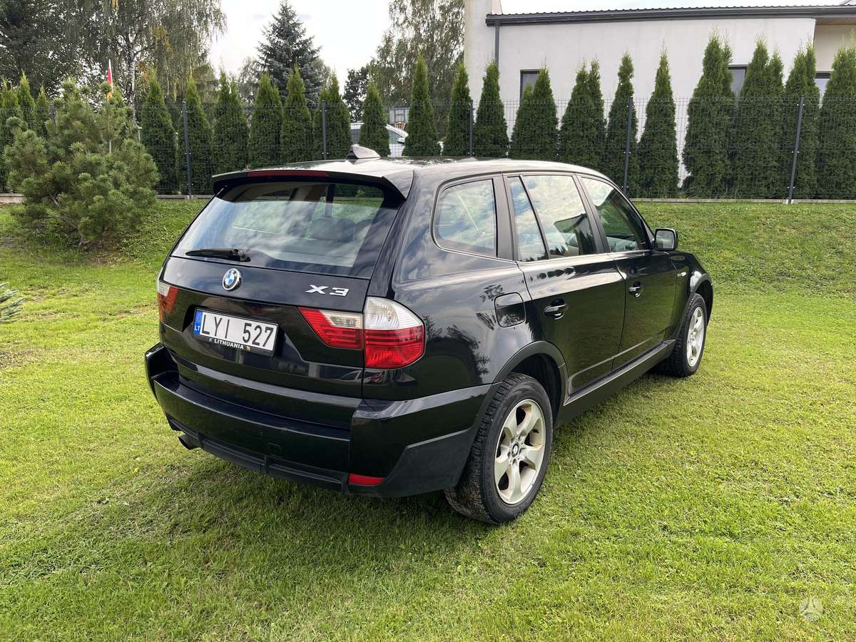 BMW X3 2008 — rear view