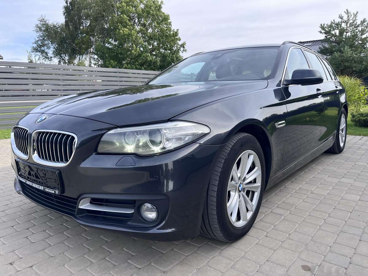 BMW 520 2014 — вигляд ззаду