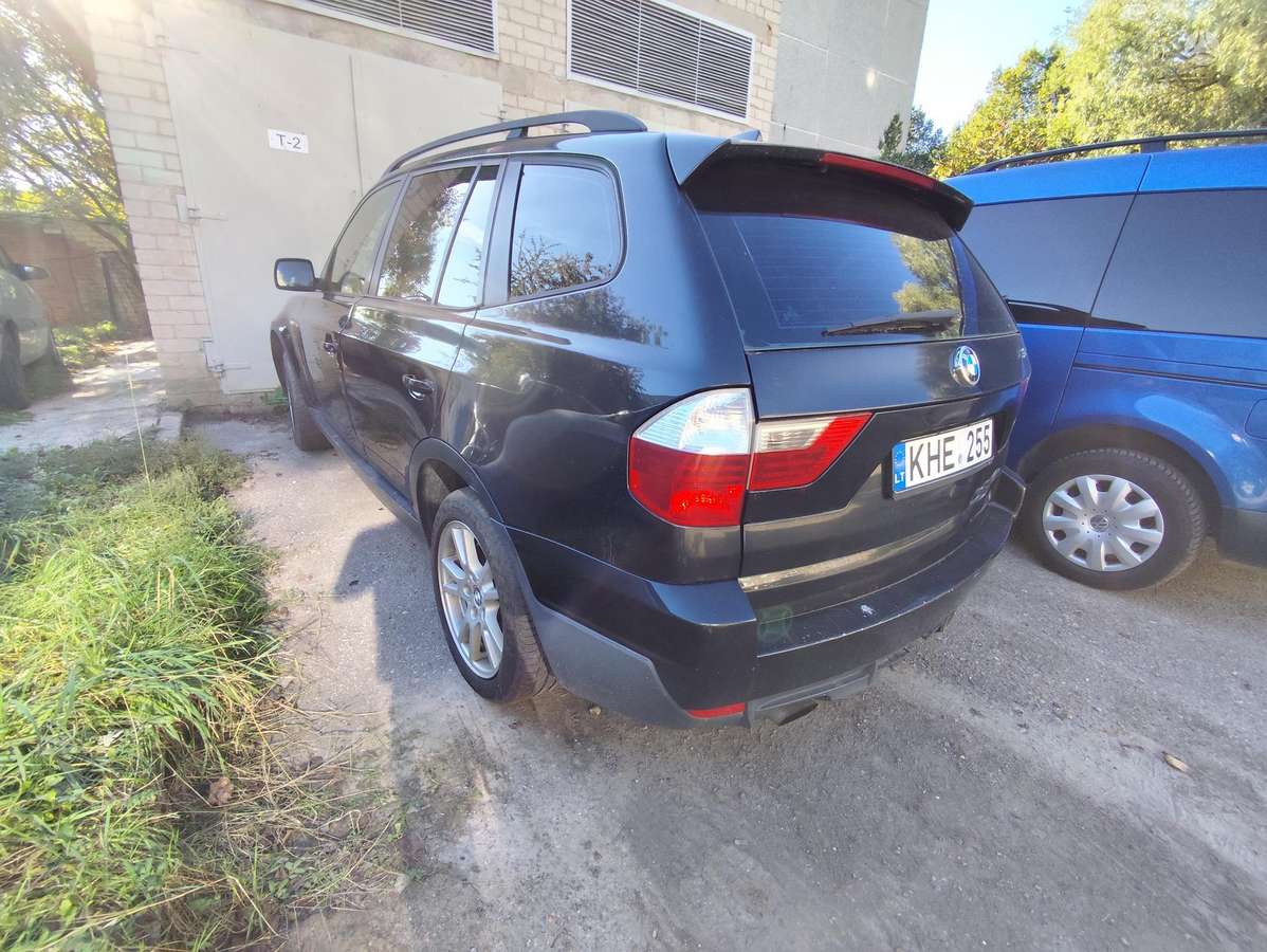 BMW X3 2008 — вигляд ззаду