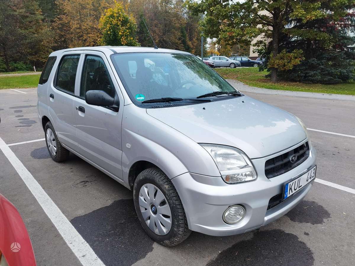 Subaru Justy 2007 — вигляд ззаду