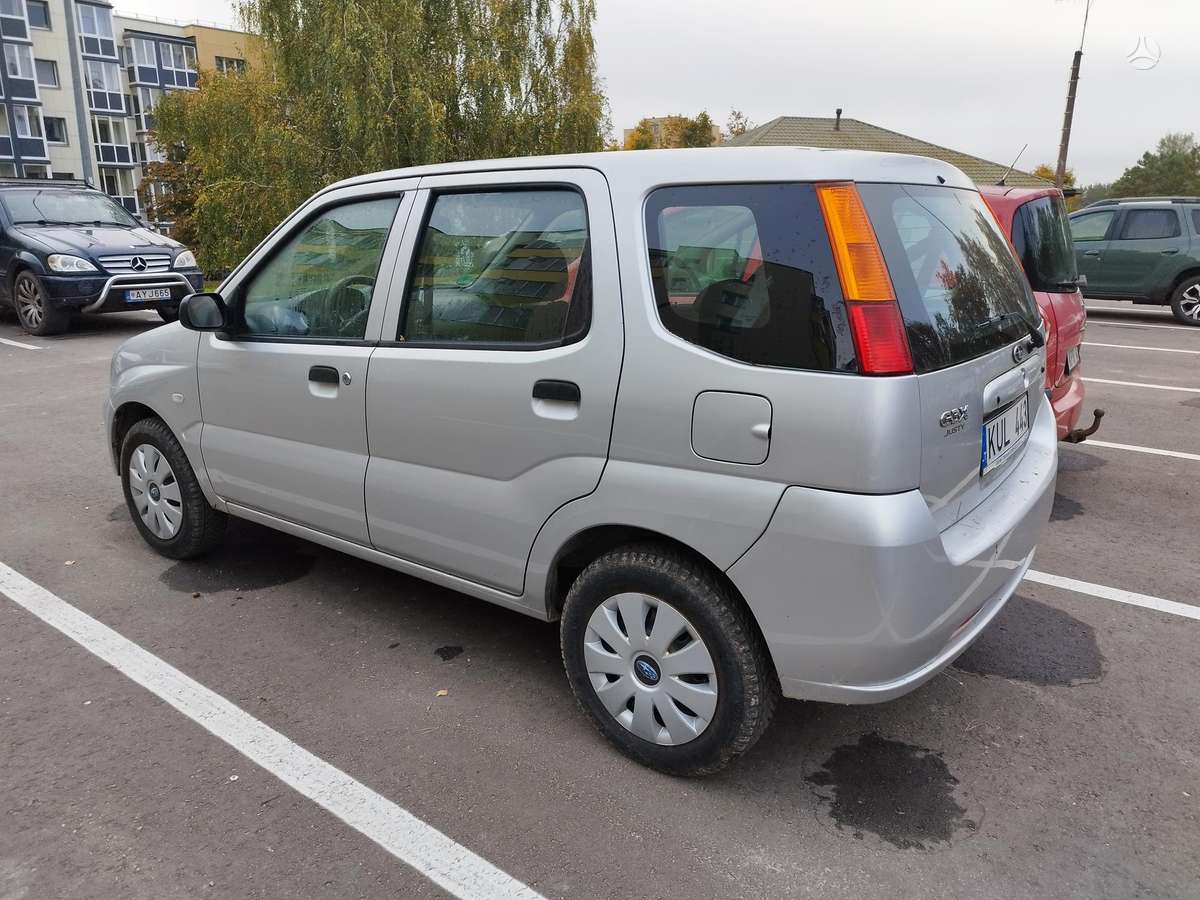 Subaru Justy 2007 — двигун 1300 cm³, 94 HP (69kW)