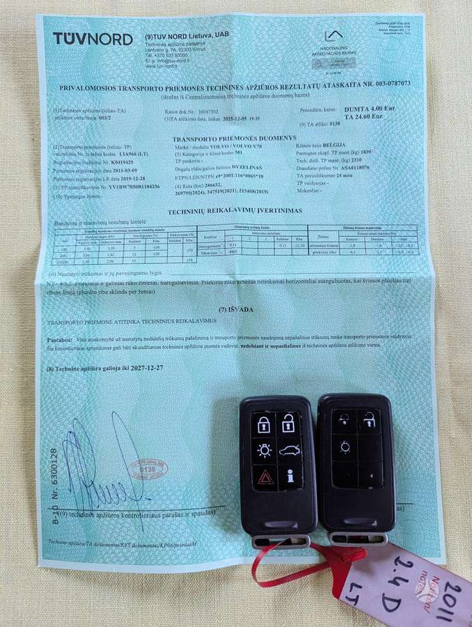 Volvo V70 2011 — photo 13