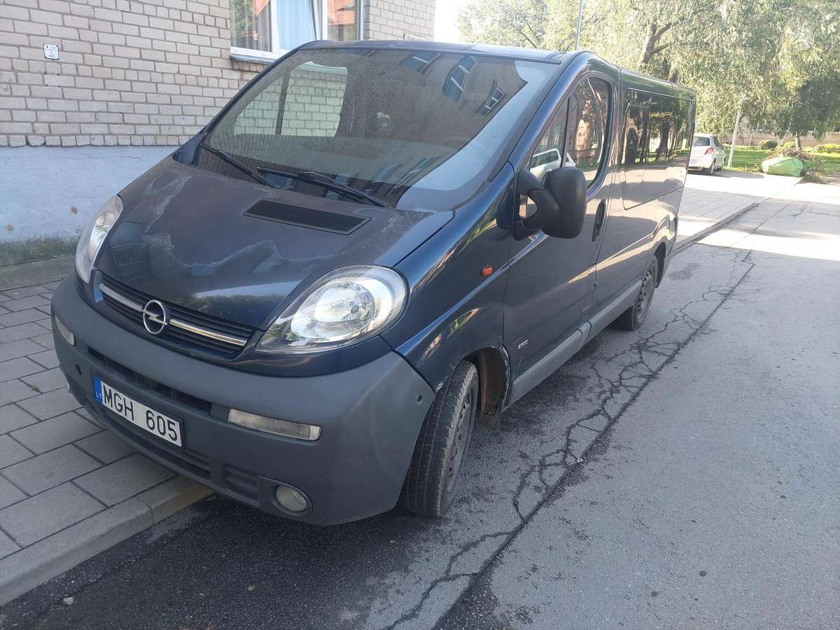 Opel Vivaro 2004 — rear view