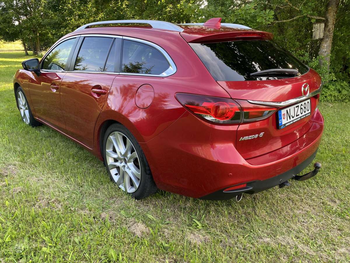 Mazda 6 2013 — вигляд ззаду