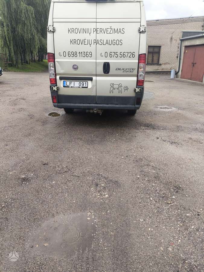 Fiat Ducato 2012 — rear view