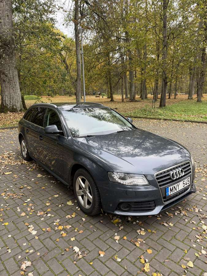 Audi A4 2009 — rear view