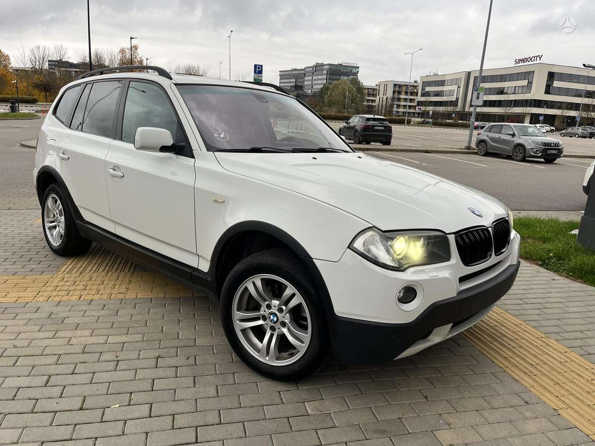 BMW X3 2008 — rear view