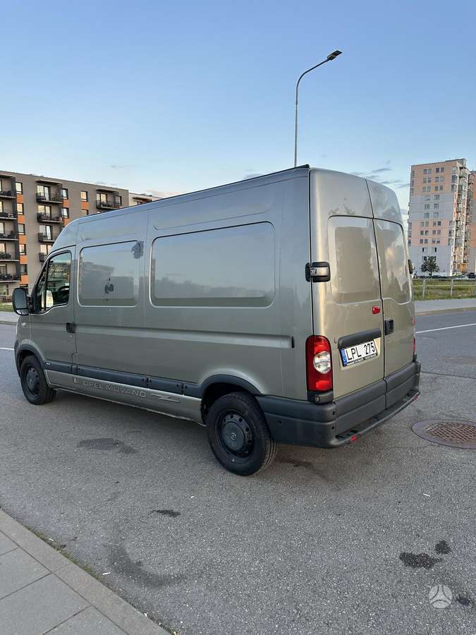 Opel Movano 2008 — engine 101 HP (74kW)
