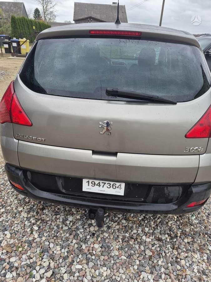 Peugeot 3008 2009 — engine 1560 cm³, 109 HP (80kW)