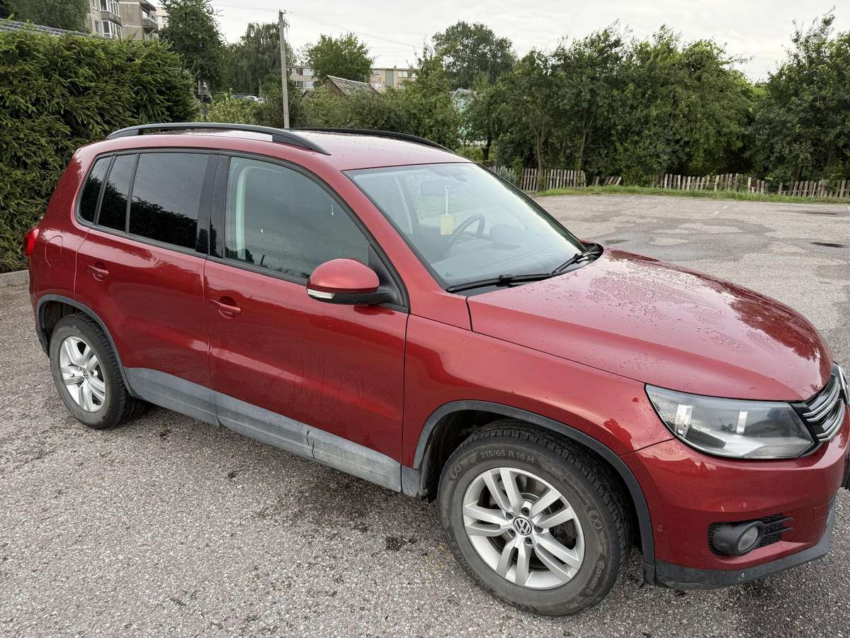Volkswagen Tiguan 2015 — rear view