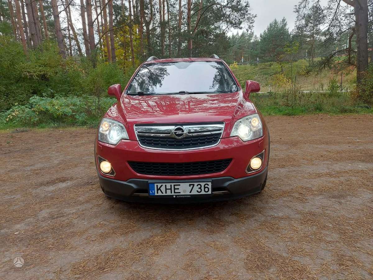 Opel Antara 2014 — вигляд ззаду