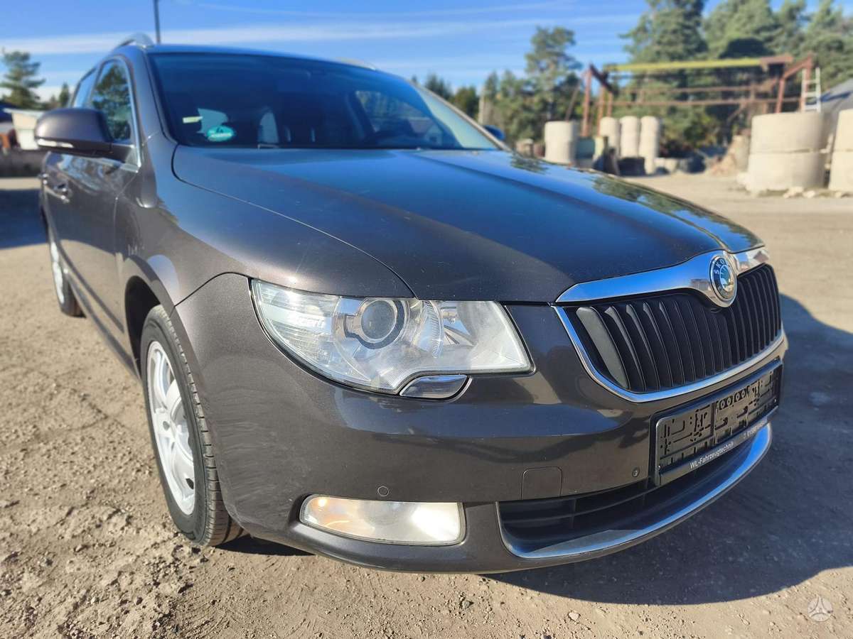 Skoda Superb 2010 — вигляд ззаду