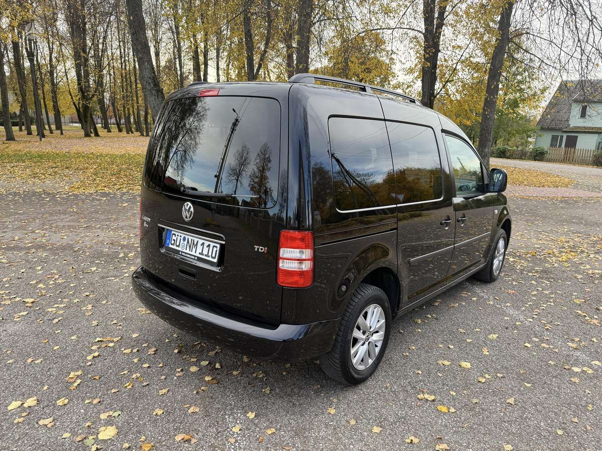 Volkswagen Caddy 2011 — engine 1598 cm³, 102 HP (75kW)