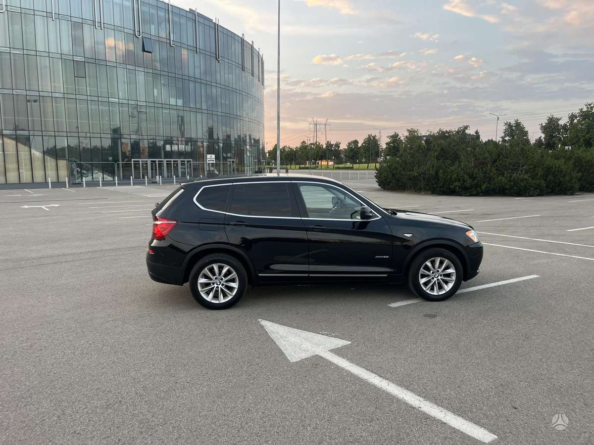 BMW X3 2014 — вигляд ззаду