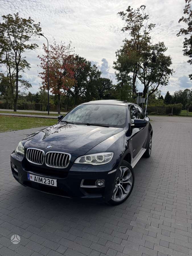 BMW X6 2014 — rear view