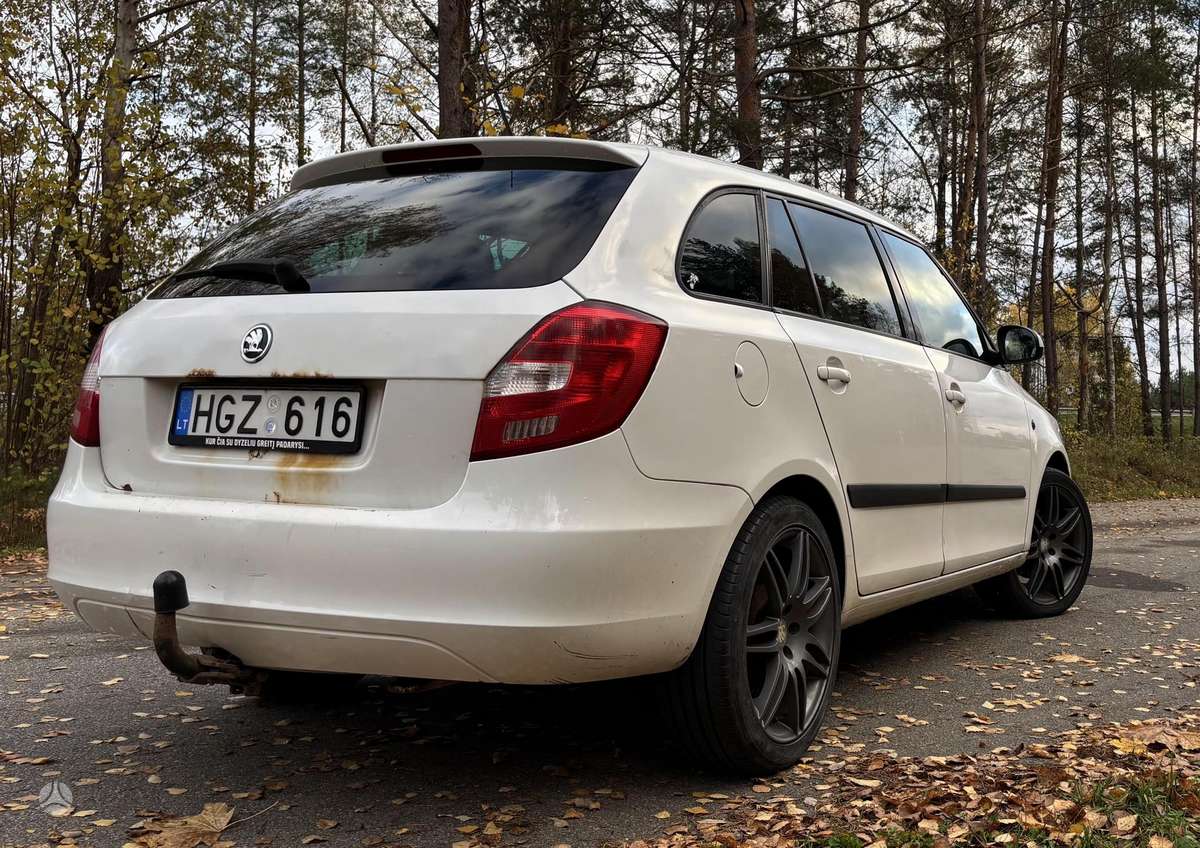 Skoda Fabia 2010 — салон