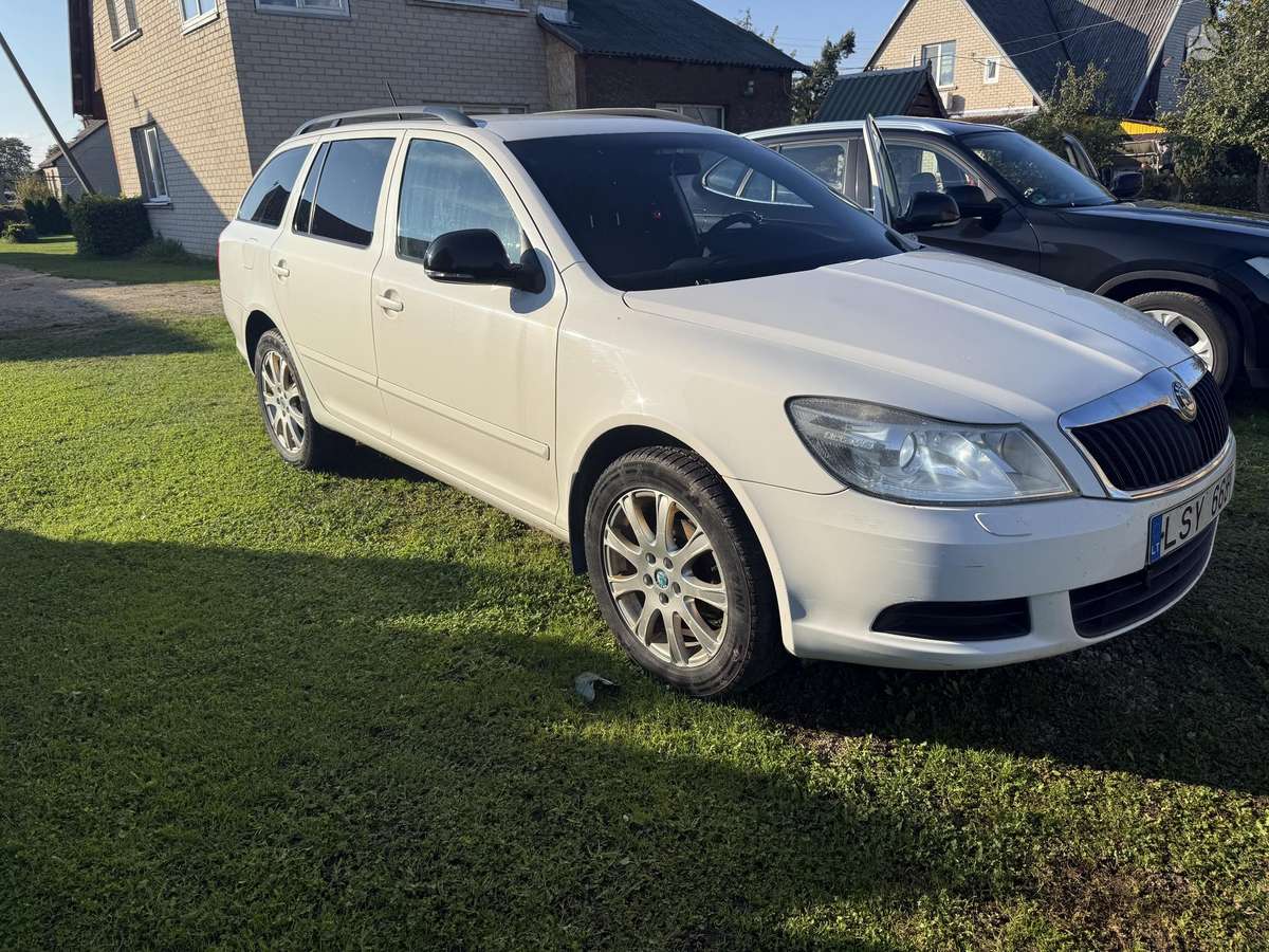 Skoda Octavia 2011 — rear view