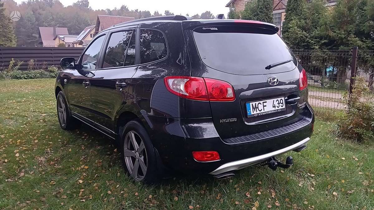 Hyundai Santa 2007 — вигляд ззаду