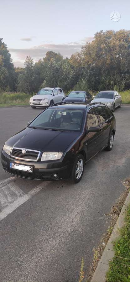 Skoda Fabia 2007 — вигляд ззаду