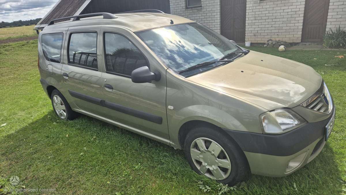 Dacia Logan 2008 — rear view