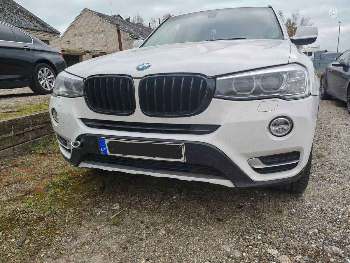 BMW X3 2014 — вигляд ззаду