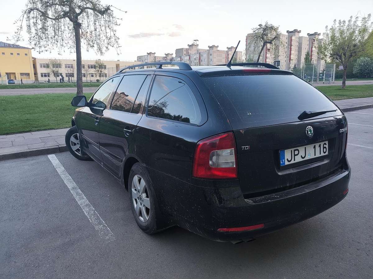 Skoda Octavia 2011 — вигляд ззаду