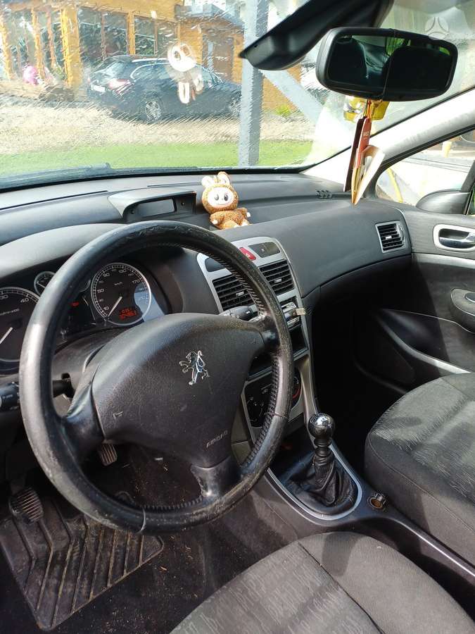 Peugeot 307 2004 — вигляд ззаду