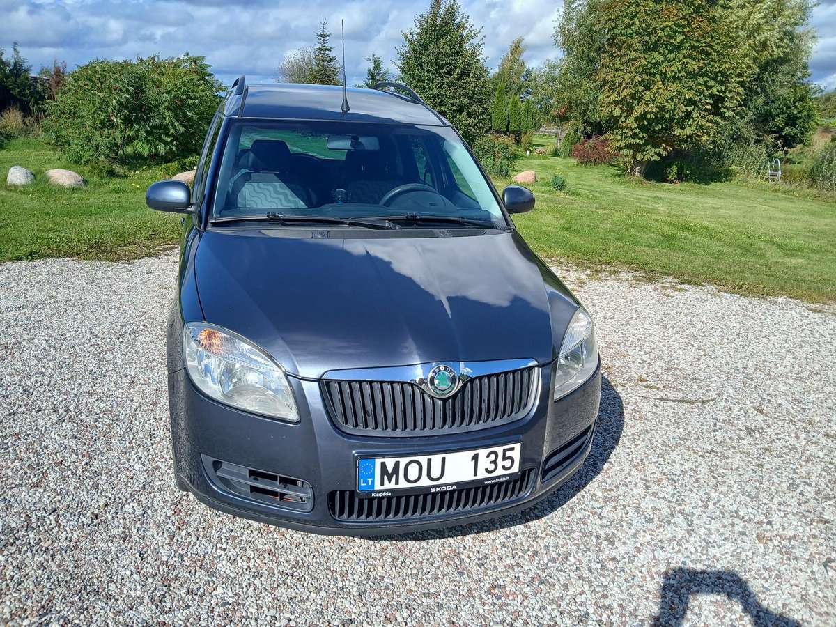 Skoda Roomster 2007 — вигляд ззаду