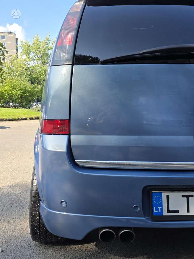 Opel Meriva 2007 — engine 1686 cm³, 125 HP (92kW)