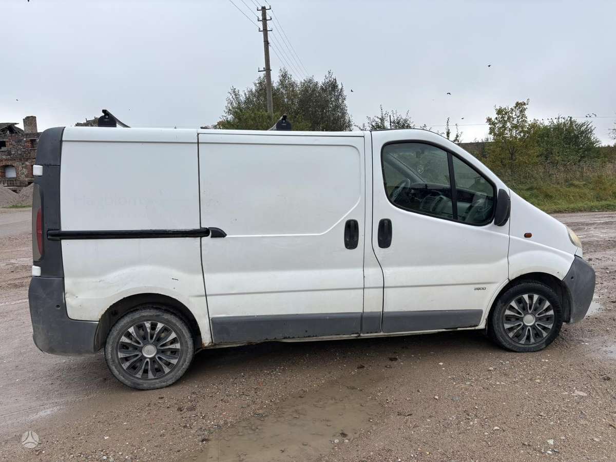 Opel Vivaro 2005 — rear view
