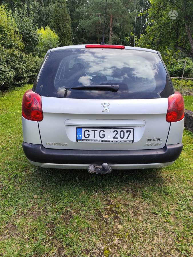 Peugeot 207 2009 — rear view