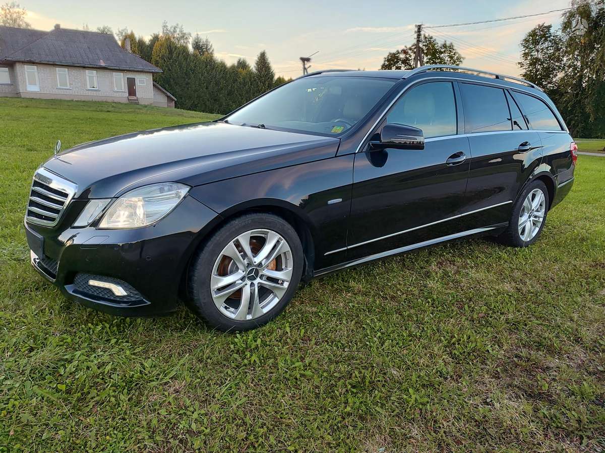 Mercedes-Benz E350 2010 — rear view