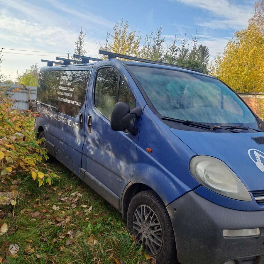 Opel Vivaro 2006 — rear view