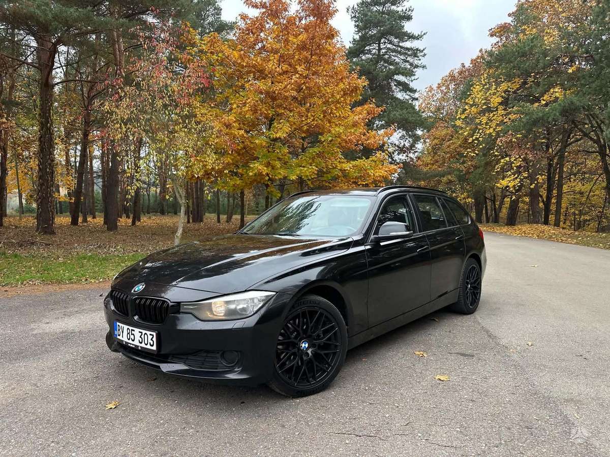 BMW 320 2012 — rear view