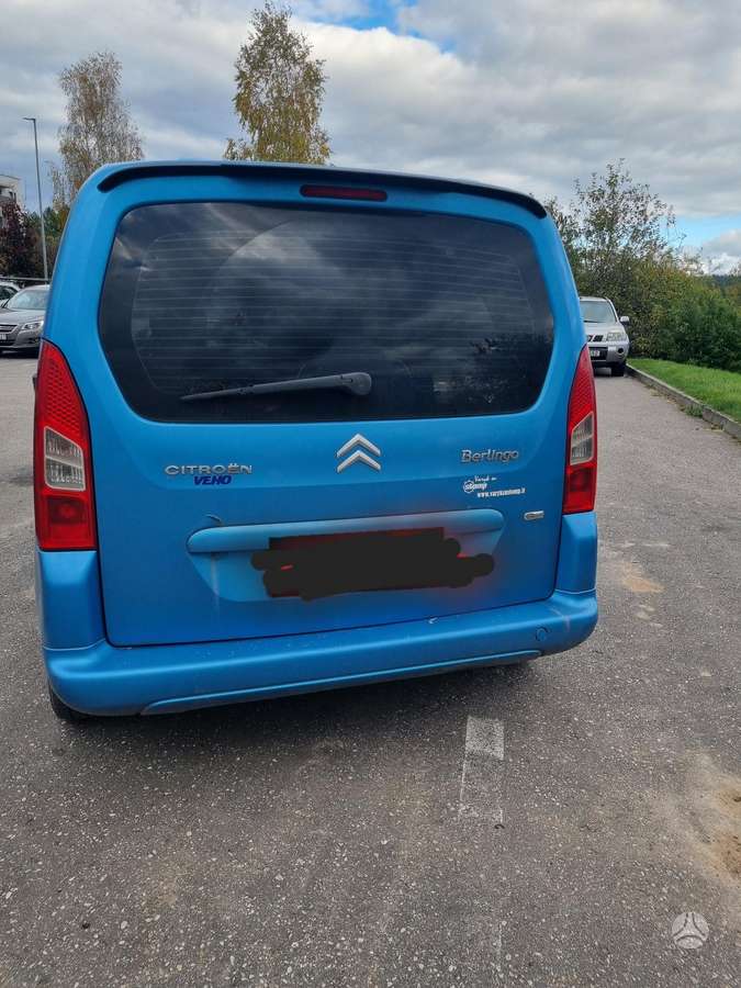 Citroen Berlingo 2012 — engine 1560 cm³, 92 HP (68kW)