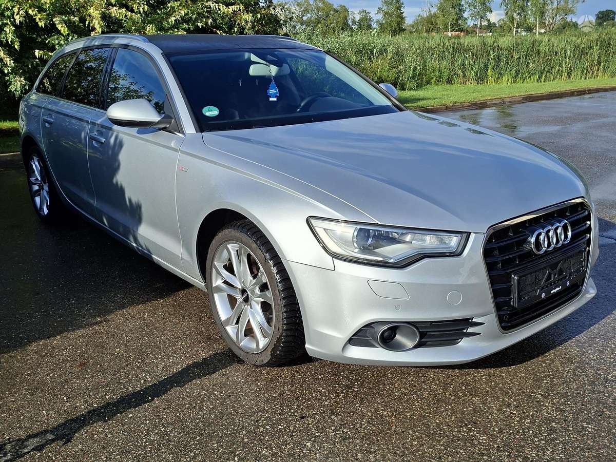Audi A6 2013 — rear view