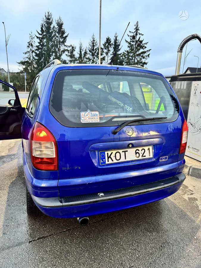 Opel Zafira 2004 — engine 2171 cm³, 125 HP (92kW)
