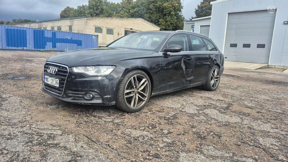 Audi A6 2013 — rear view
