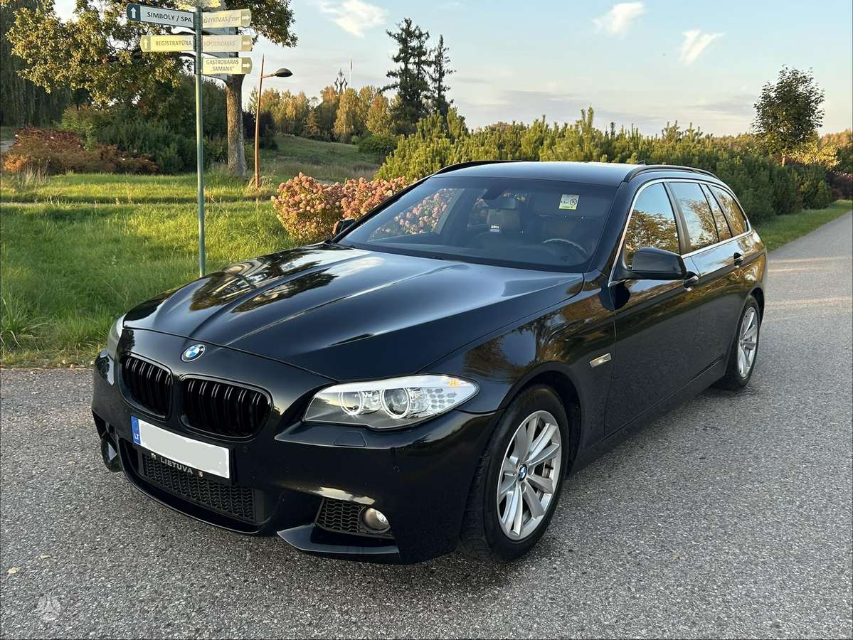 BMW 520 2012 — салон