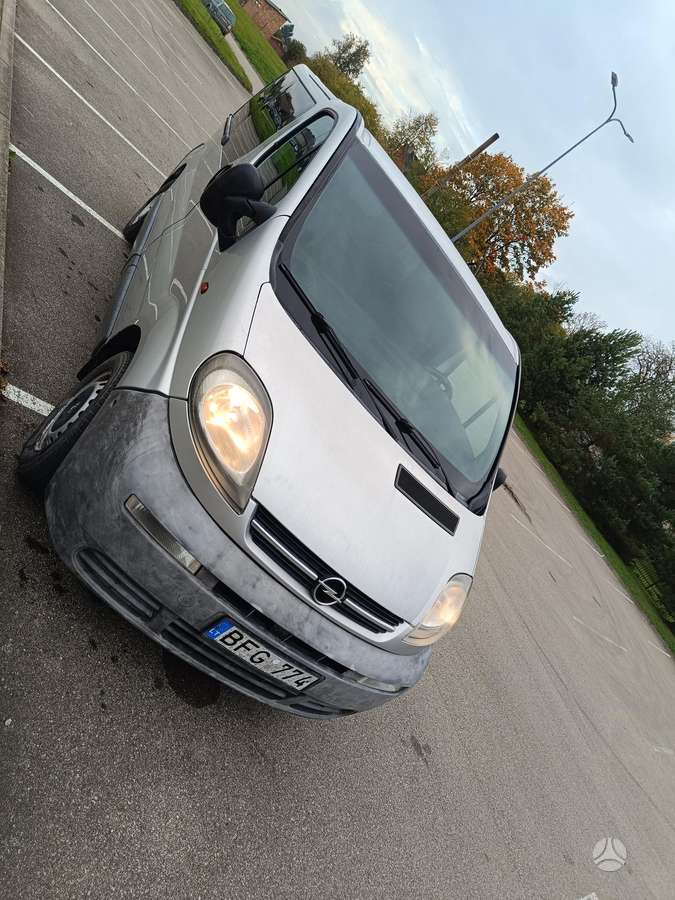 Opel Vivaro 2005 — двигун 1870 cm³, 101 HP (74kW)