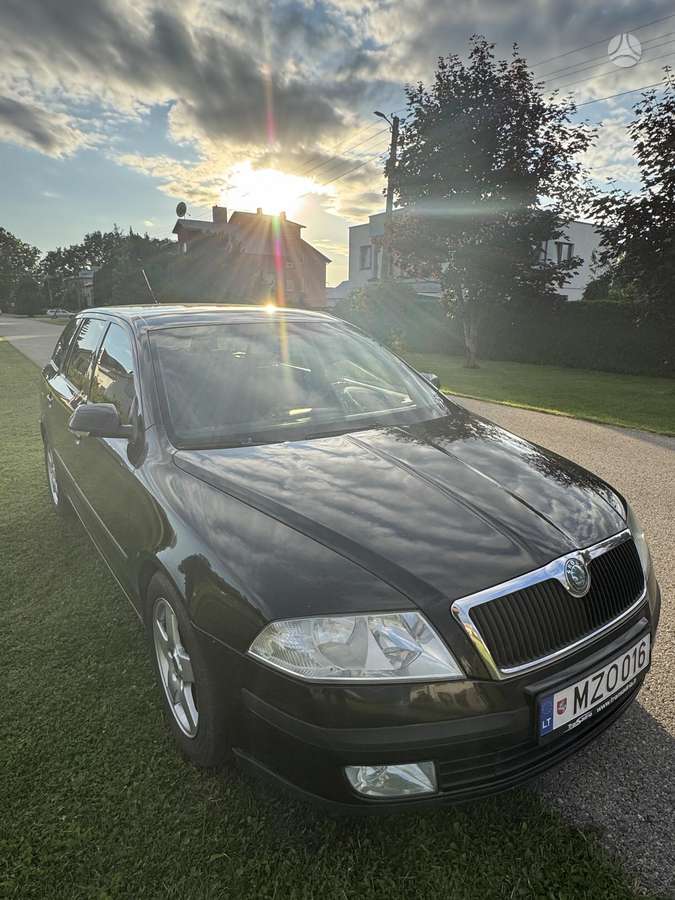 Skoda Octavia 2007 — rear view
