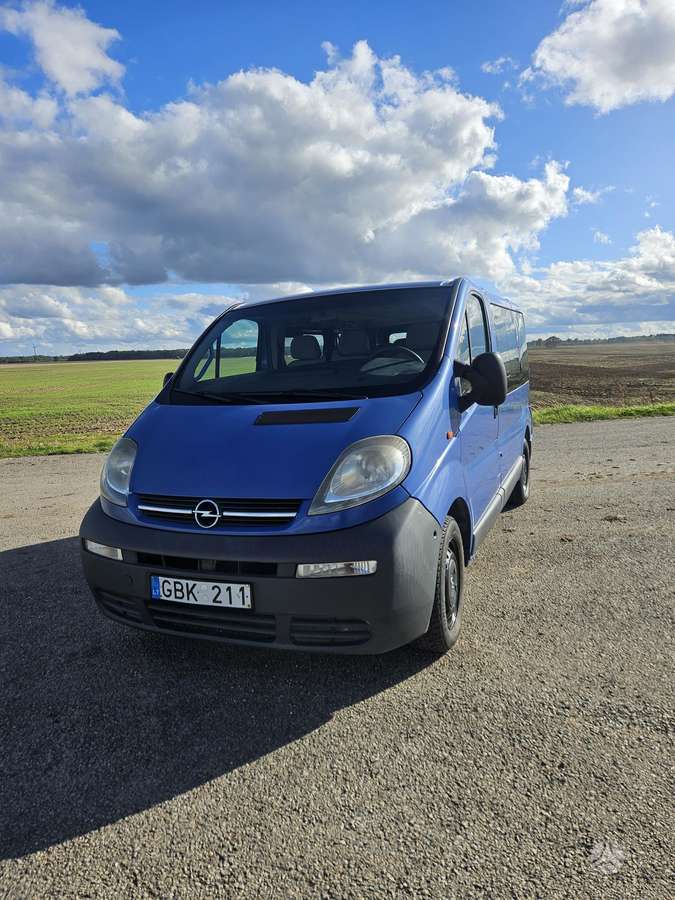 Opel Vivaro 2005 — rear view