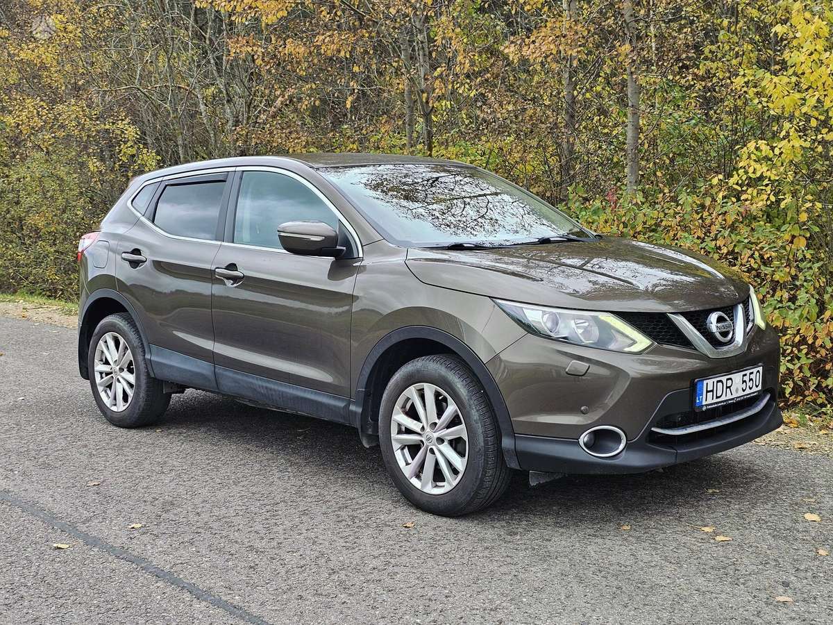 Nissan Qashqai 2014 — rear view