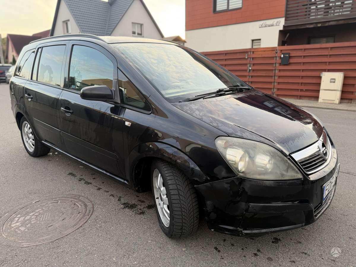 Opel Zafira 2007 — engine 1910 cm³, 120 HP (88kW)