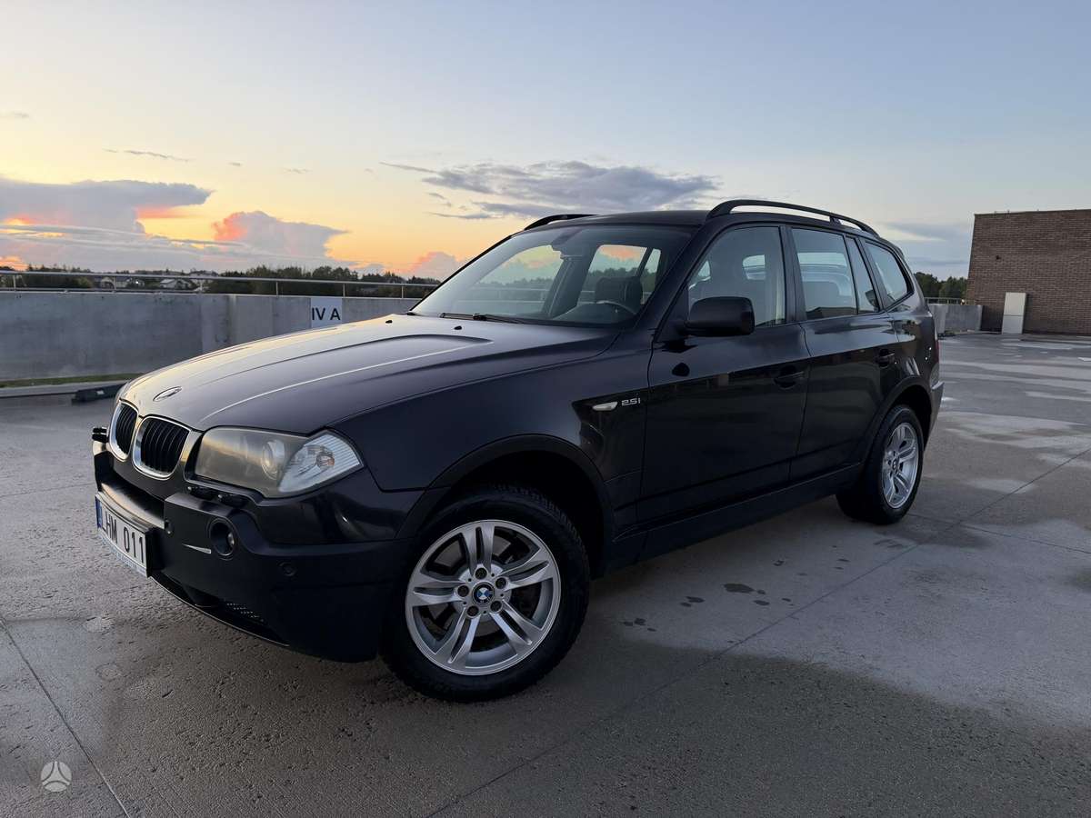 BMW X3 2006 — interior